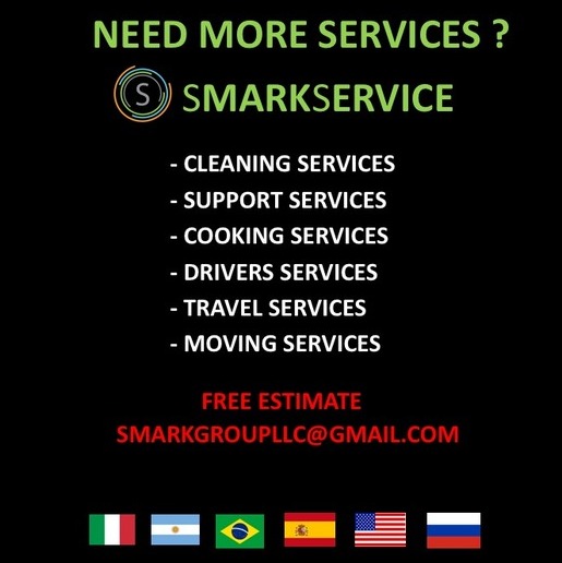 SmarkService → CLEANING→COOKING→DRIVERS→MOVING